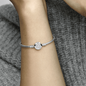 Bracelete Coroa em o Brilhante Signature Pandora | Prata 925