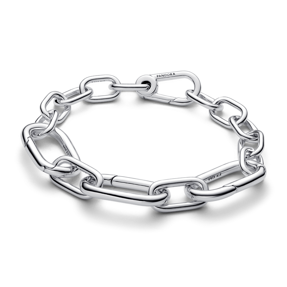 Bracelete de Prata Corrente de Elos Grandes | Prata 925