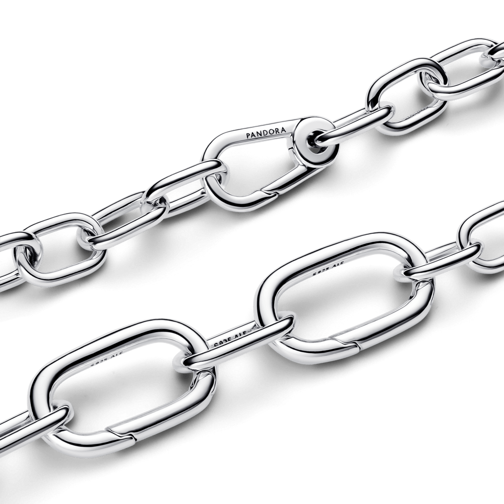 Bracelete de Prata Corrente de Elos Grandes | Prata 925