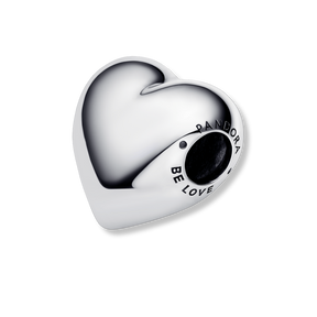 ✨ Charm Prata Grande Coração Gravavel | Prata 925