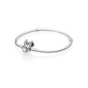 Bracelete Pandora Disney Crie Combine Minnie | Prata 925