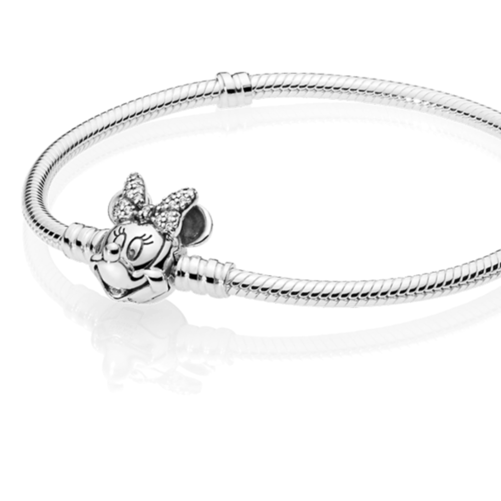 Bracelete Pandora Disney Crie Combine Minnie | Prata 925